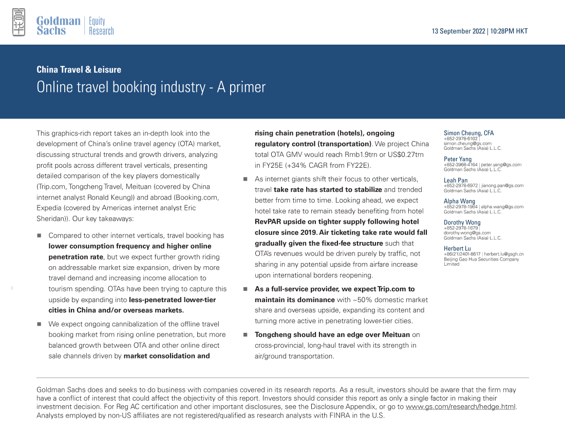 China Travel & Leisure_ Online travel booking industry - A primer(1)China Travel & Leisure_ Online travel booking industry - A primer(1)_1.png
